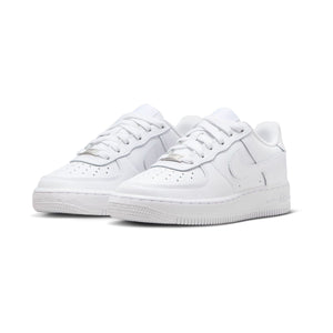 Nike Air Force 1 LE 'Triple White' Big Kids' Shoes