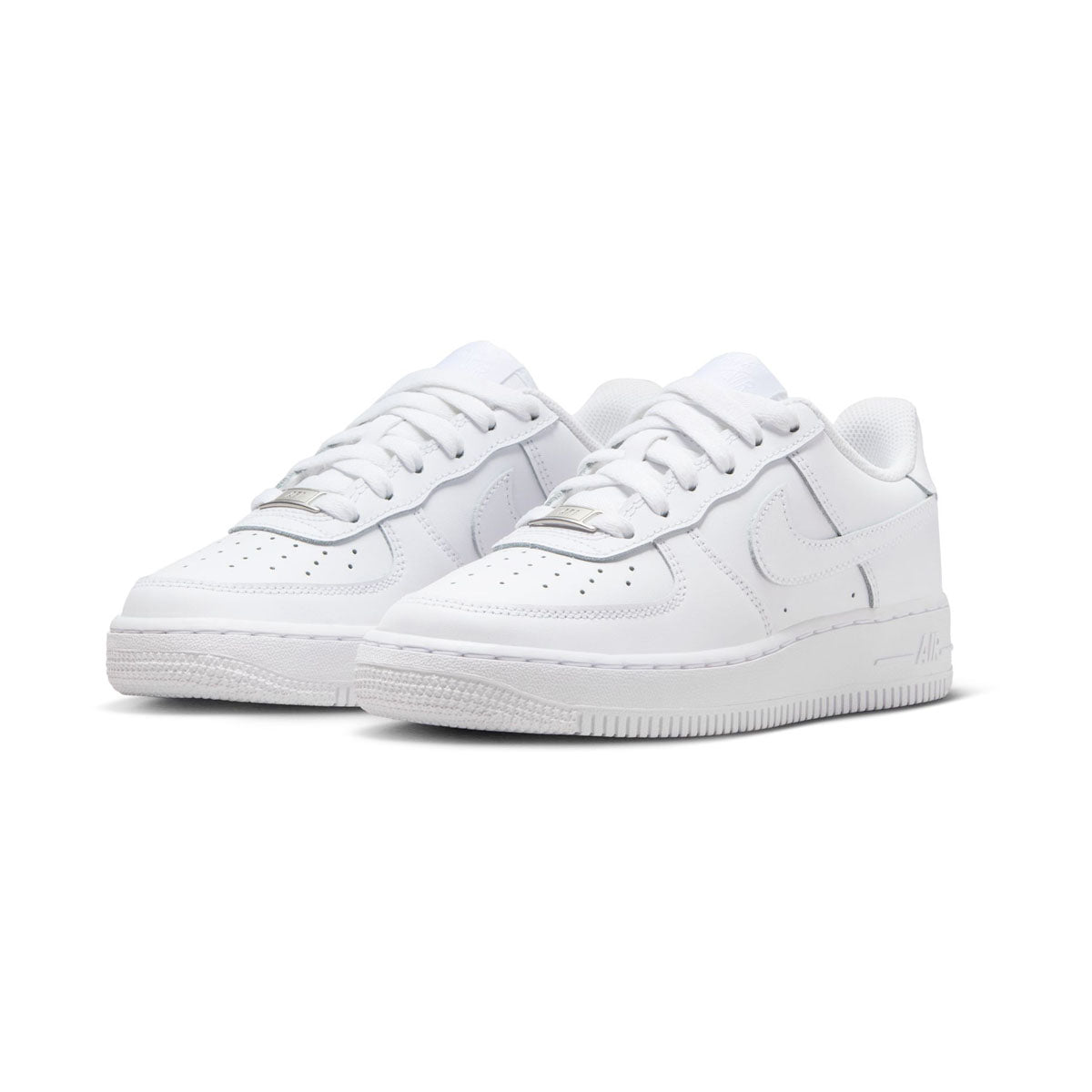 Nike Air Force 1 LE &#39;Triple White&#39; Big Kids&#39; Shoes