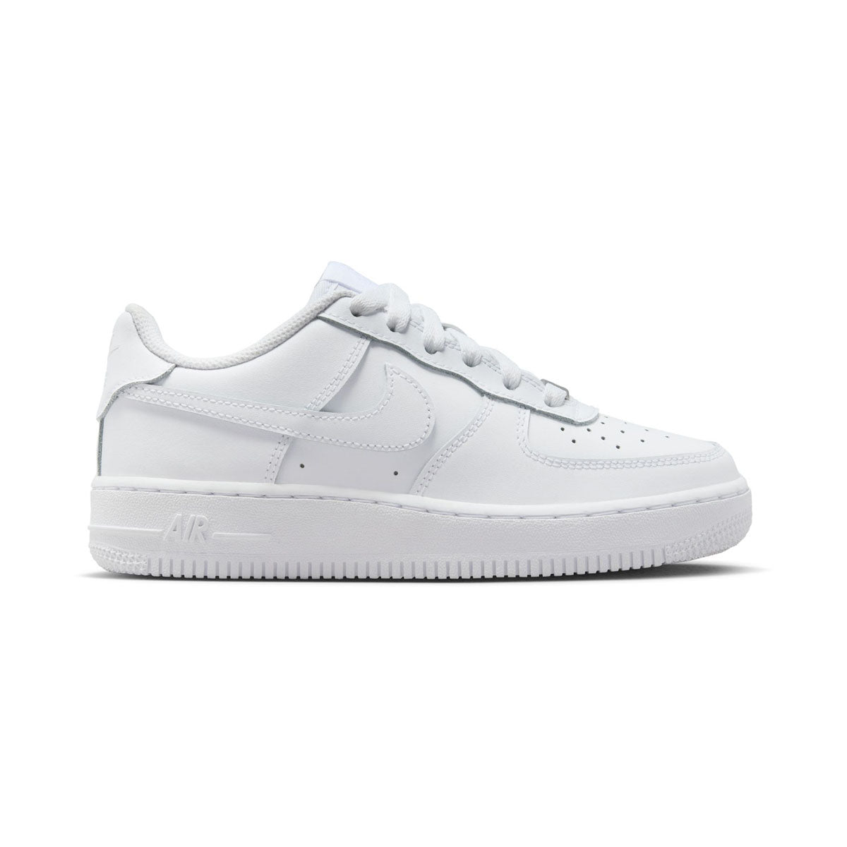 Nike Air Force 1 LE 'Triple White' Big Kids' Shoes - BIG KIDS (3.5 - 7.0)