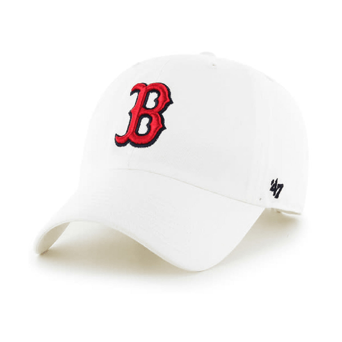Boston Red Sox White 47 Clean up (OSFA)
