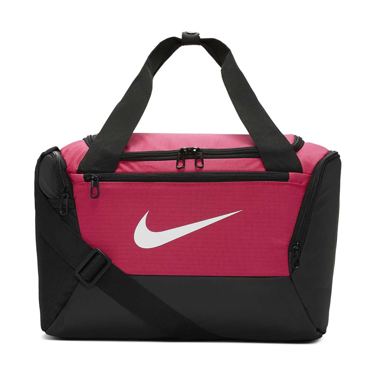 Nike Brasilia XS Extra Small Gym Duffel Bag Grey Red Ba5982 065 for sale  online