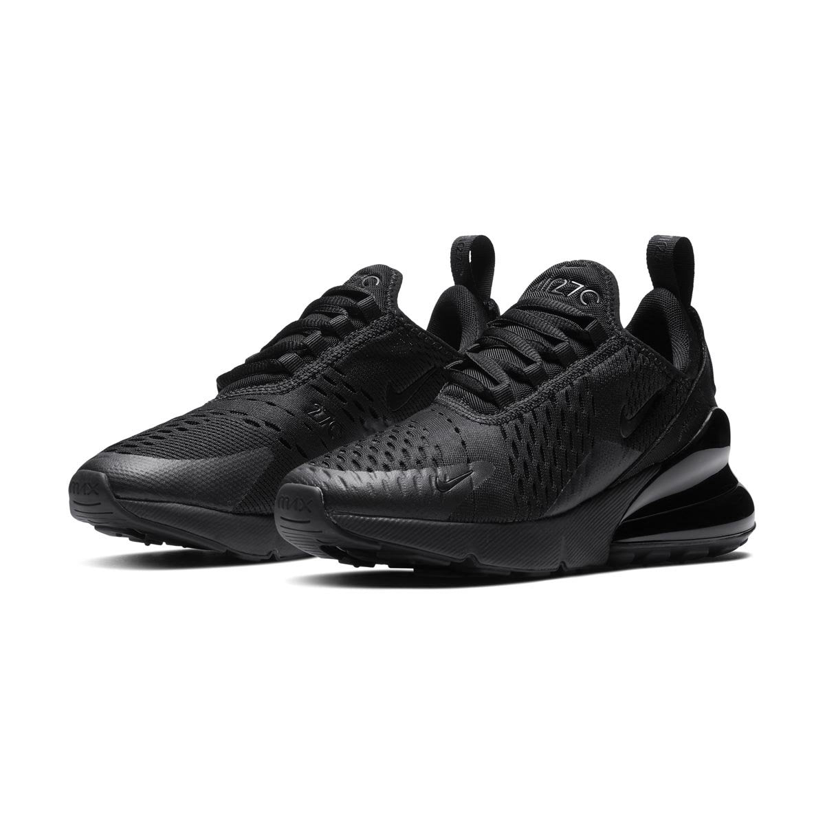 Nike air max 270 kids all black Clearance