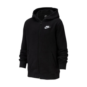 Nike Sportswear Club 'Black' Big Kids' Full-Zip Hoodie