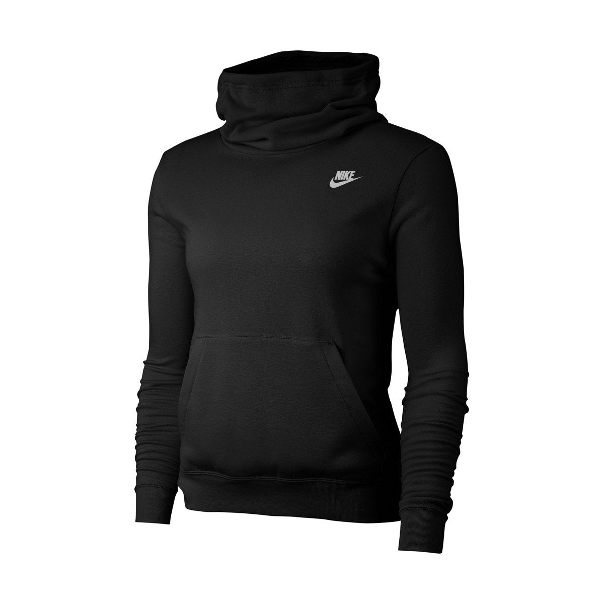 Shop Nike Sportswear Women s Funnel Neck Hoodie Millennium Shoes