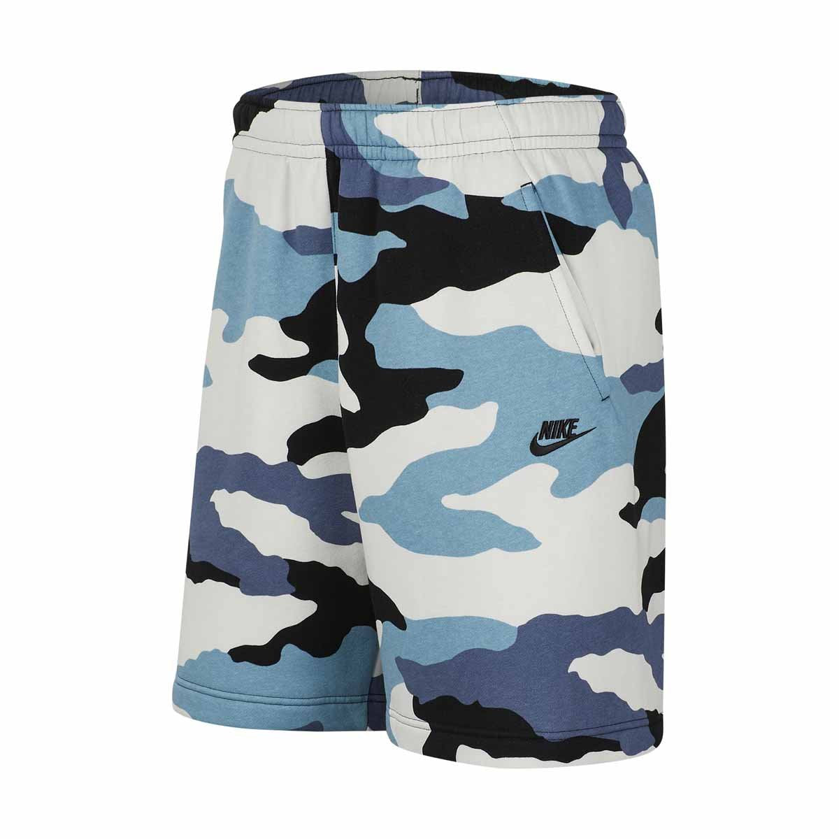 Nike fleece shorts camo hotsell