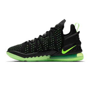 Men's LeBron 18 Black/Electric Green