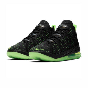 Men's LeBron 18 Black/Electric Green