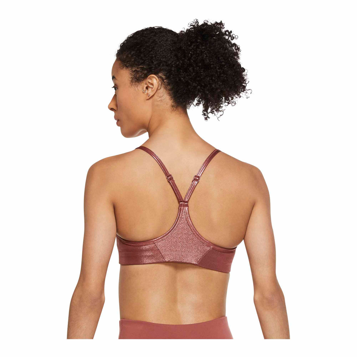 Women's Nike XLARGE Indy Icon Clash Pink Strappy Sports Bra Light Support