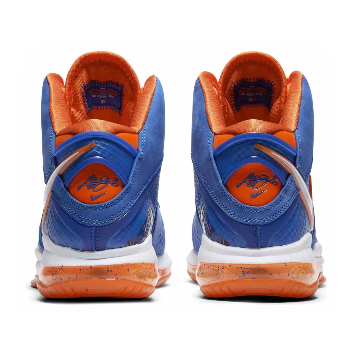 Shop LeBron 8 Blue Orange Men s Shoe Millennium Shoes