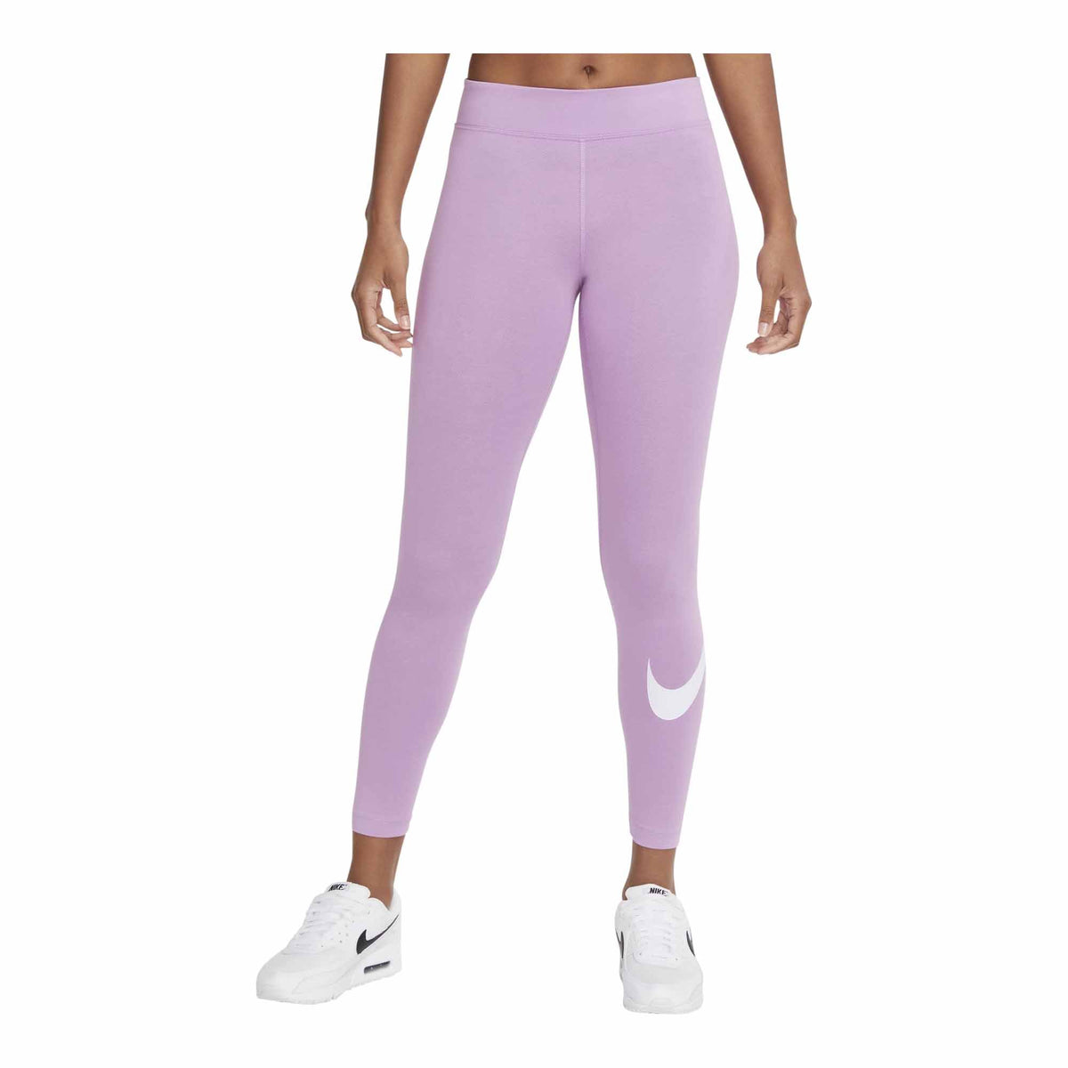 Nike Sportswear Essential Women&#39;s Mid-Rise Swoosh Leggings