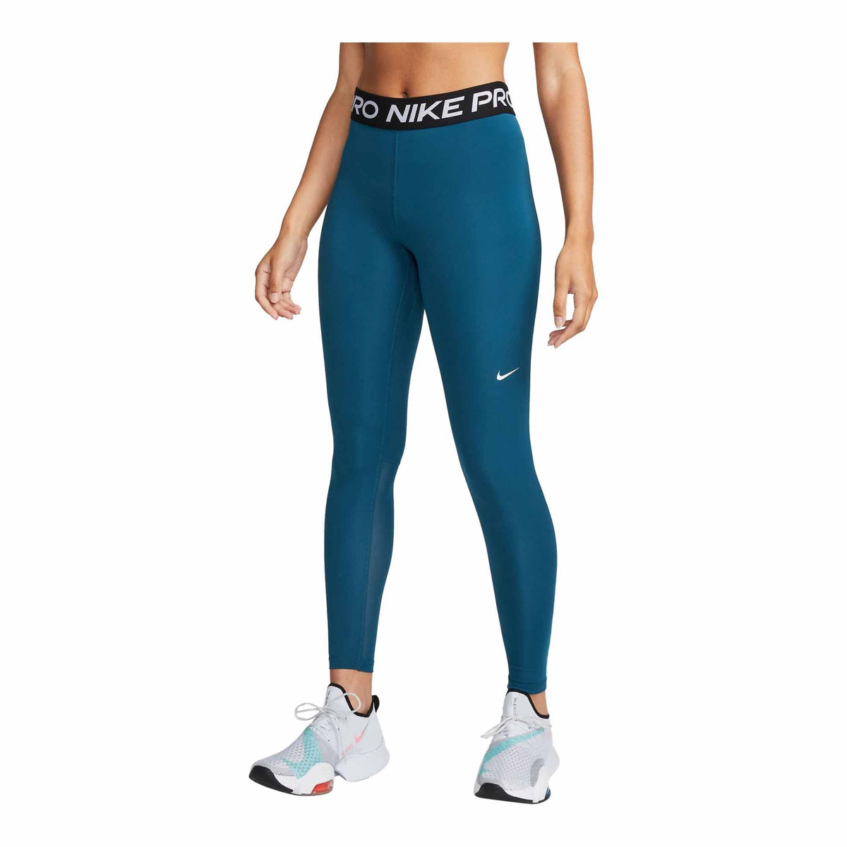 Nike Pro Dri Fit High-Rise 7/8 Leggings Blue