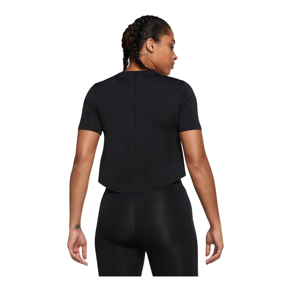 Nike Dri-FIT One Women&#39;s Standard Fit Short-Sleeve Crop Top