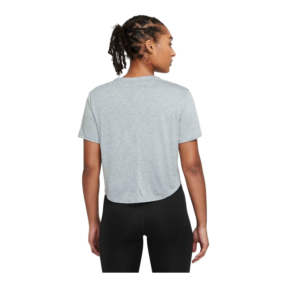 Nike Dri-FIT One Women&#39;s Standard Fit Short-Sleeve Cropped Top