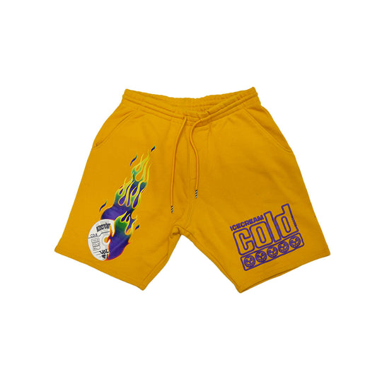 DISC SHORT GOLDEN YELLOW