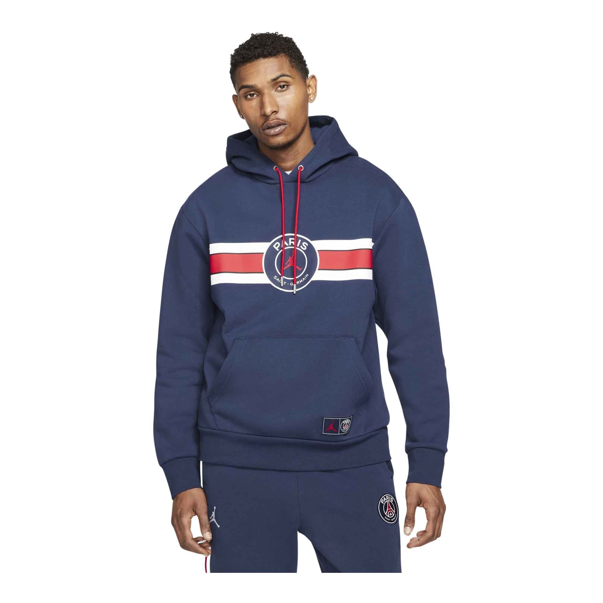 Paris Saint-Germain Men's Fleece Pullover Hoodie - Jackets and Outerwear