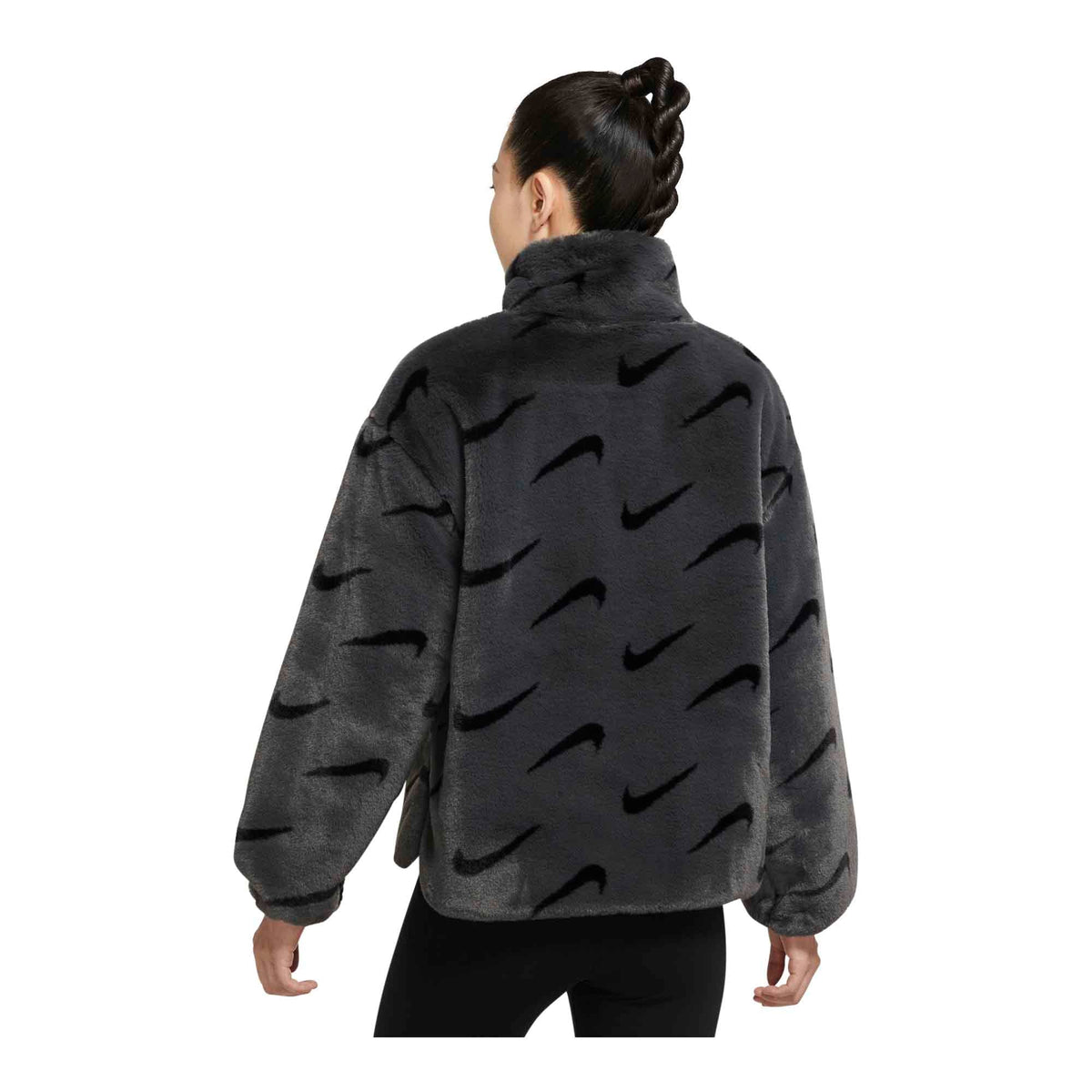 Nike Sportswear Plush Women&#39;s Printed Faux Fur Jacket