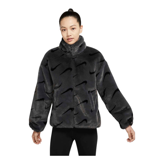 Nike Sportswear Plush Women's Printed Faux Fur Jacket