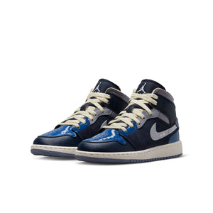 Air Jordan 1 Mid SE Craft Big Kids' Shoes