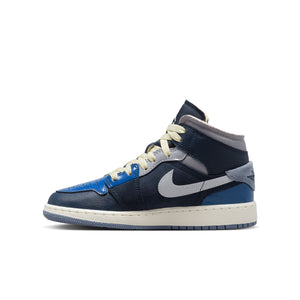 Air Jordan 1 Mid SE Craft Big Kids' Shoes