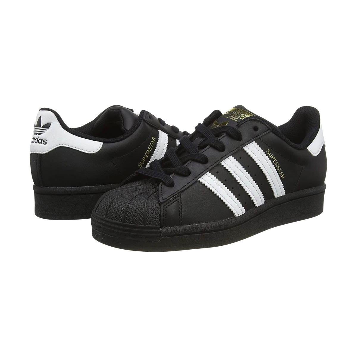 Adidas Superstar &#39;Black&#39; Big Kids&#39; Shoes