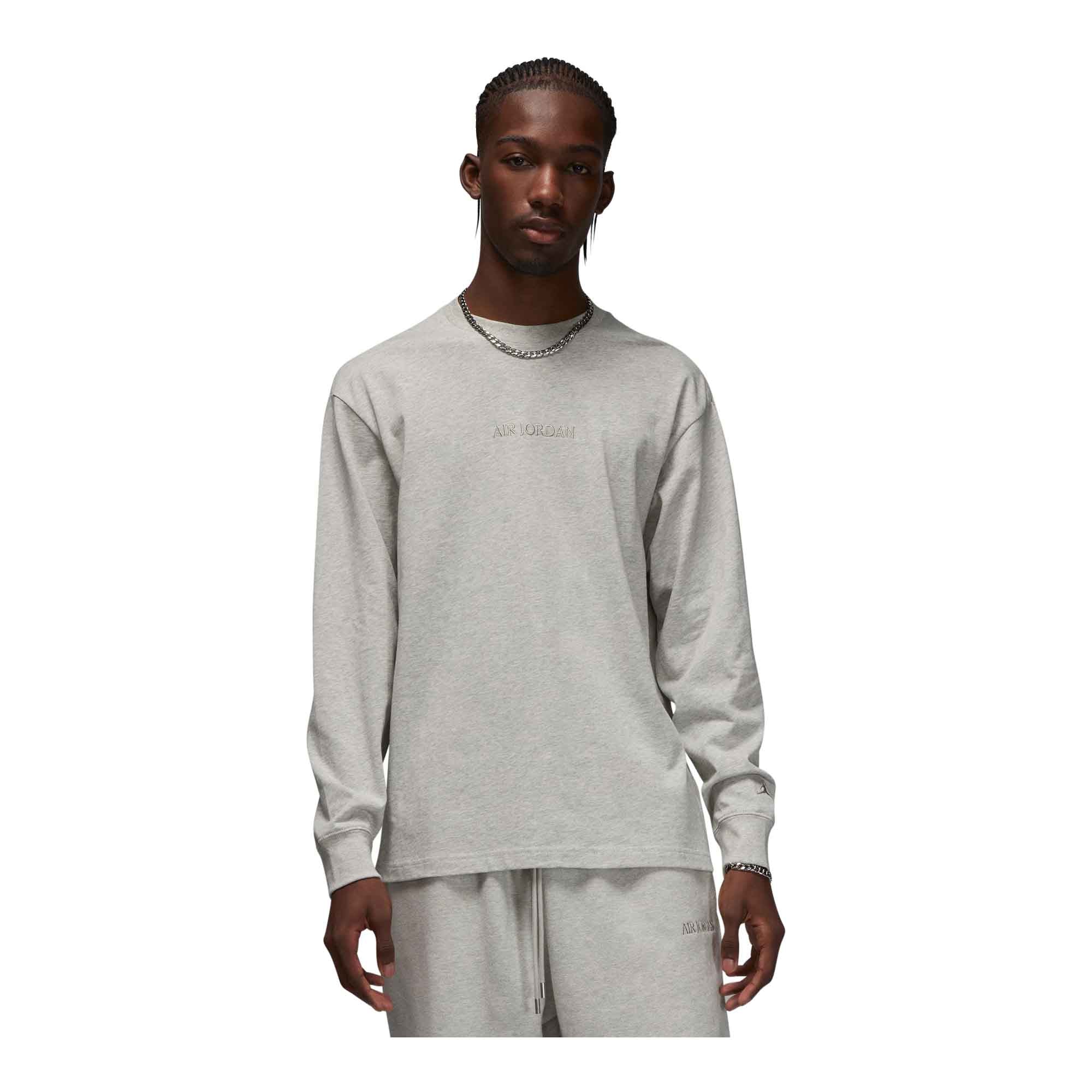 Jordan Wordmark Men's Long-Sleeve T-Shirt - Nike Tech fleece Pants - Jordan Sweatpants