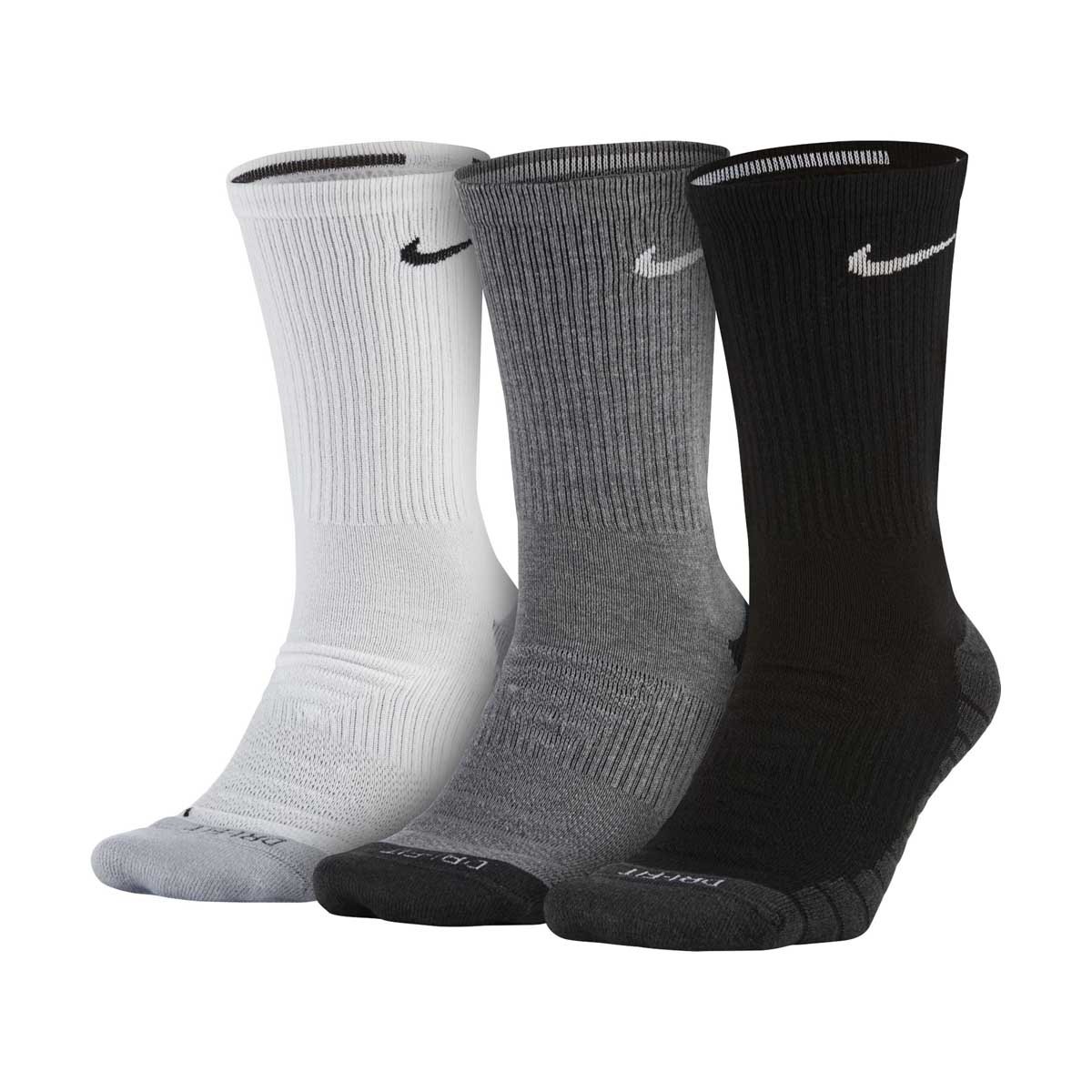 Nike Everyday Max Cushioned Training Crew Socks (3 Pairs) - Large
