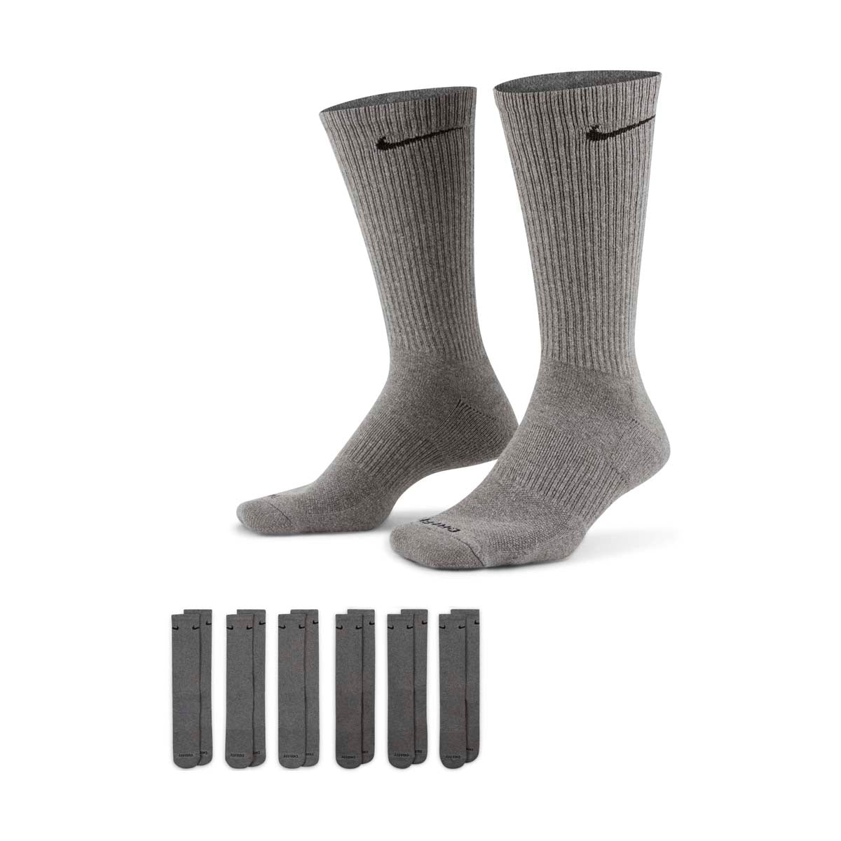 Nike Everyday Plus Cushioned Training Crew Socks (6 Pairs) - 