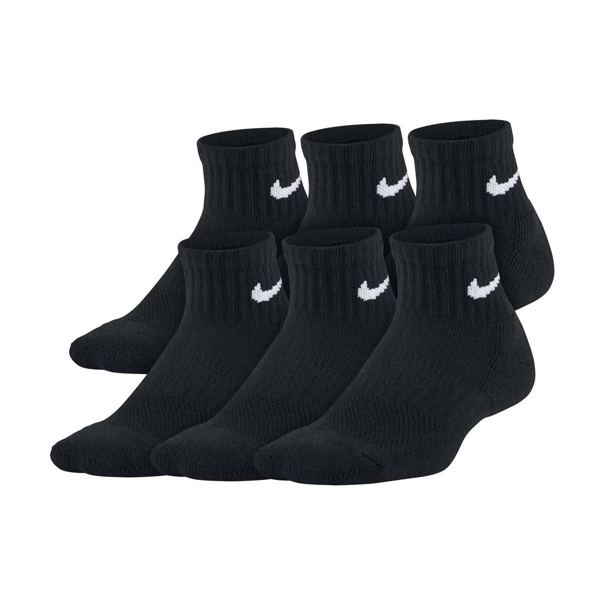 Nike Everyday Kids&#39; Cushioned Ankle Socks (6 Pairs)