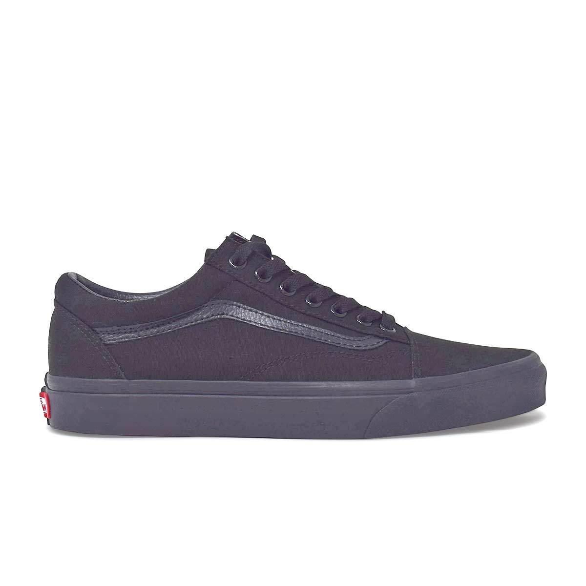 Vans Old Skool Black Canvas Shoes - WOMENS VANS