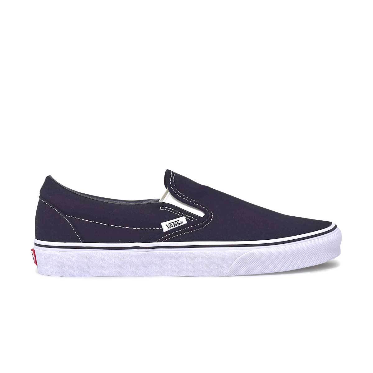 Vans Skate Slip-On Black/White Shoes - MENS CASUAL