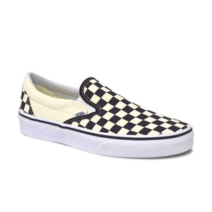 VANS Classic Slip-On Black/White 'Checkerboard' Shoes