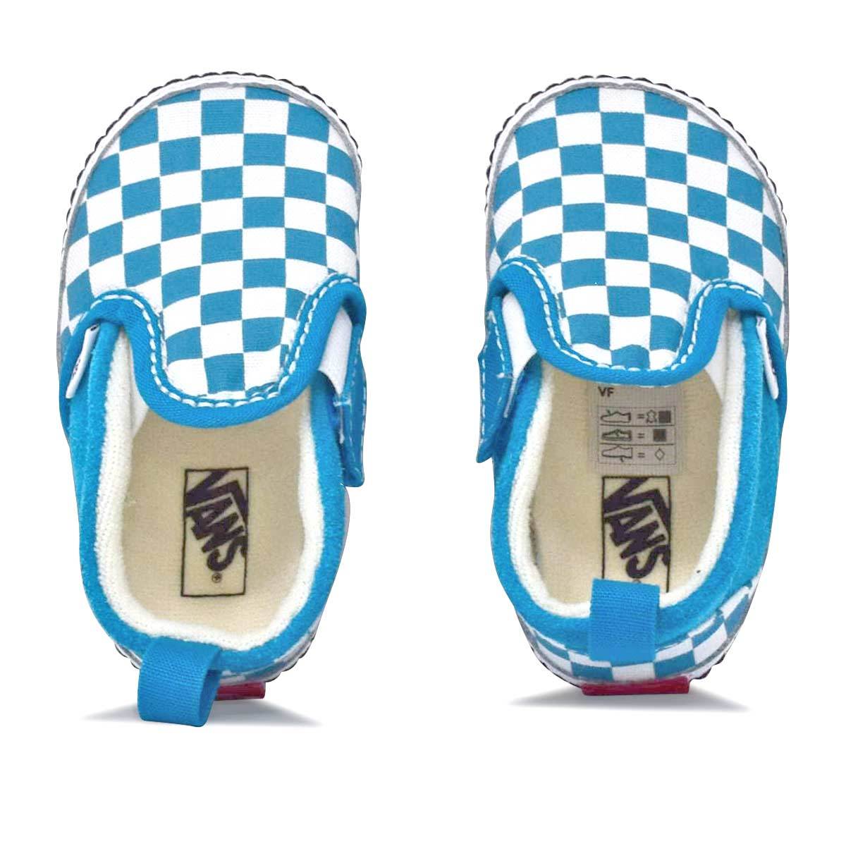 Infant Infant Checker Slip-On V Crib Shoes (0-1 year) Caribbean Sea